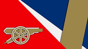 white, red, and blue graphic art, Arsenal, Arsenal Fc, Arsenal London, gunners HD wallpaper