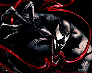 Venom digital illustration, Venom HD wallpaper