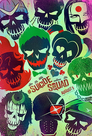 Suicide Squad digital wallpaper, Suicide Squad