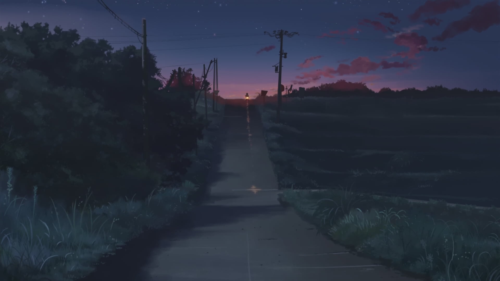 1920x1080 resolution | green trees, anime, 5 Centimeters Per Second HD ...