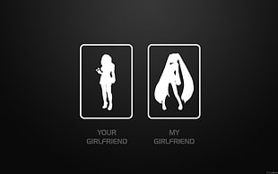 your girlfriend my girlfriend logo HD wallpaper