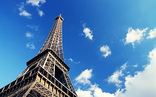 low angle photo of Eiffel Tower, Paris