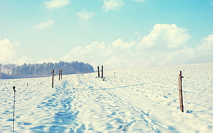 snowfield, landscape HD wallpaper