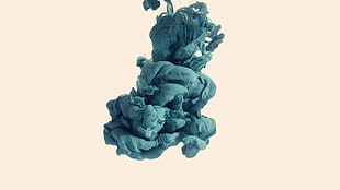 blue smoke illustration, abstract, Alberto Seveso HD wallpaper