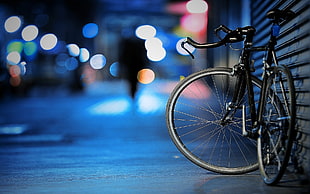 black road bicycle