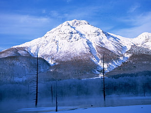 snow-capped mountain