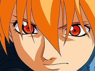 anime with orange hair HD wallpaper
