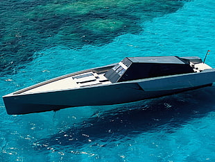 gray and black speedboat, boat, The Island, speedboat, vehicle HD wallpaper