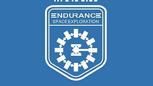 Endurance Space Exploration logo, minimalism, Interstellar (movie) HD wallpaper