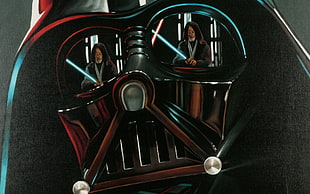 black and red electronic device, Star Wars, Obi-Wan Kenobi, Darth Vader HD wallpaper