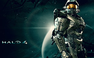 Halo 4 case cover, Halo 4, Master Chief, video games, Xbox One