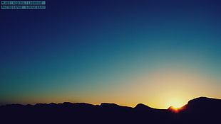 silhouette of rock formation, Algeria, Laghouat, Bariha, sunset