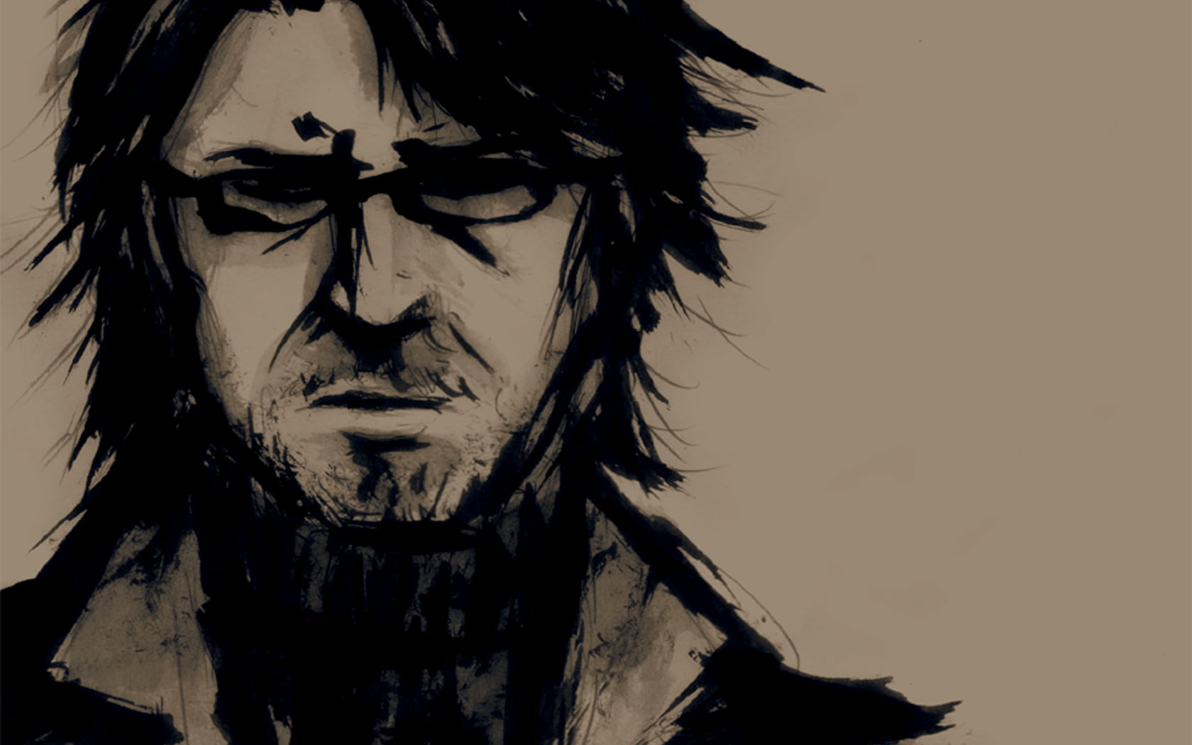 Illustration of man, Metal Gear Solid , Otacon, Hal Emmerich HD wallpaper |  Wallpaper Flare