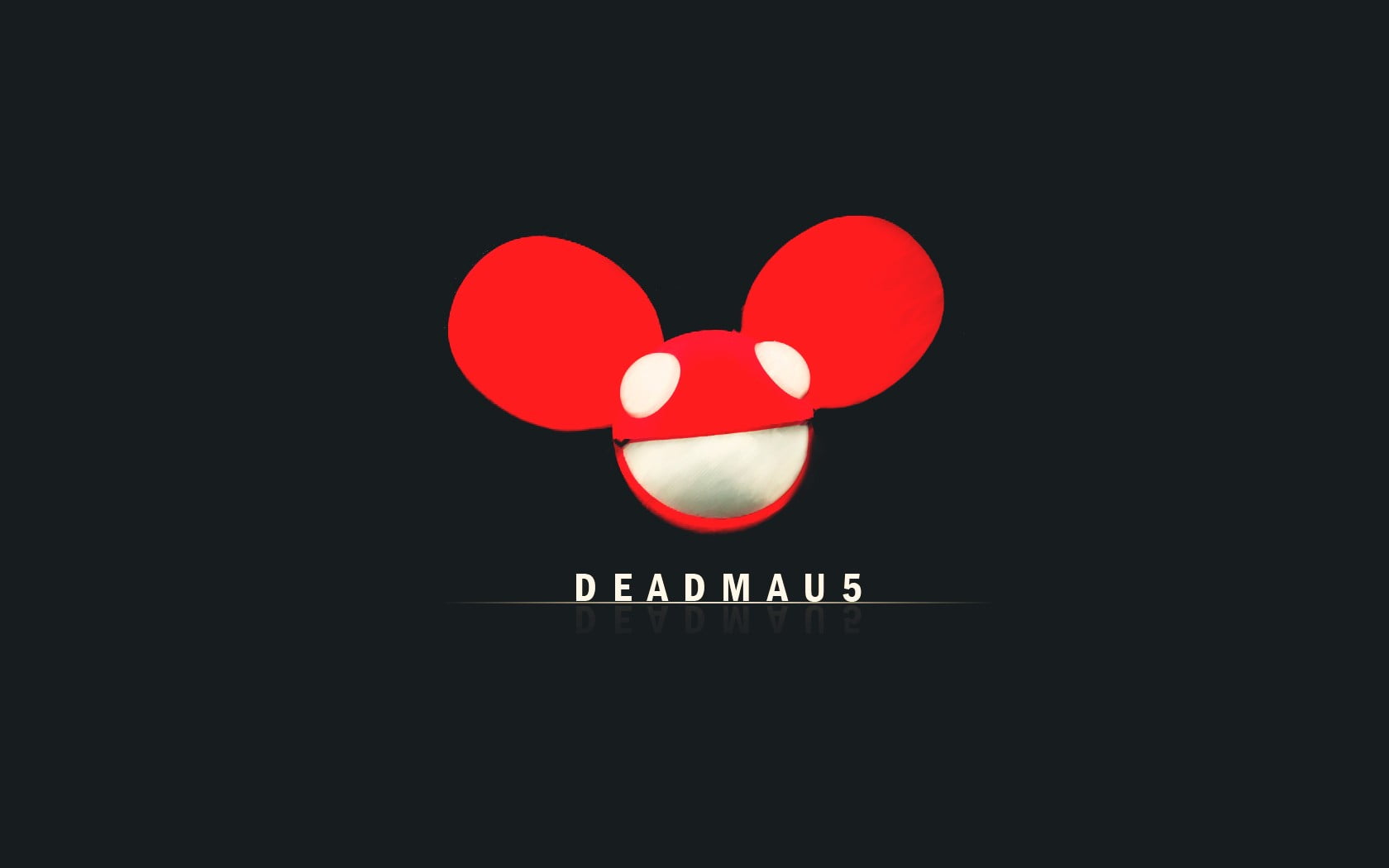 Red and mouse head illustration, minimalism, deadmau5 HD Wallpaper Flare