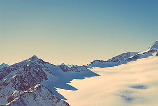 mountain rage, nature, snow, mountains