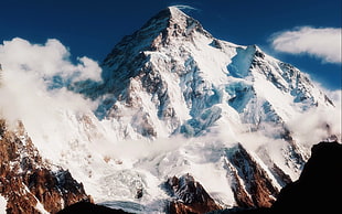 mountain summit, landscape, nature, mountains, clouds