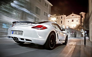 white sports coupe, car, Porsche, Porsche Boxster HD wallpaper