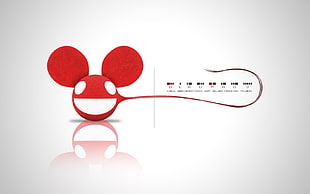 red mouse photo HD wallpaper