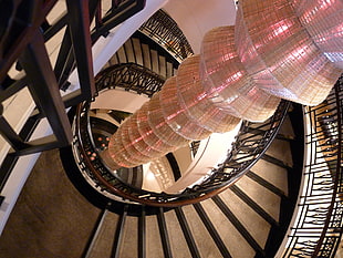 spiral staircase HD wallpaper