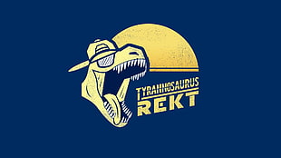 Tyrannosauris Rekt logo HD wallpaper