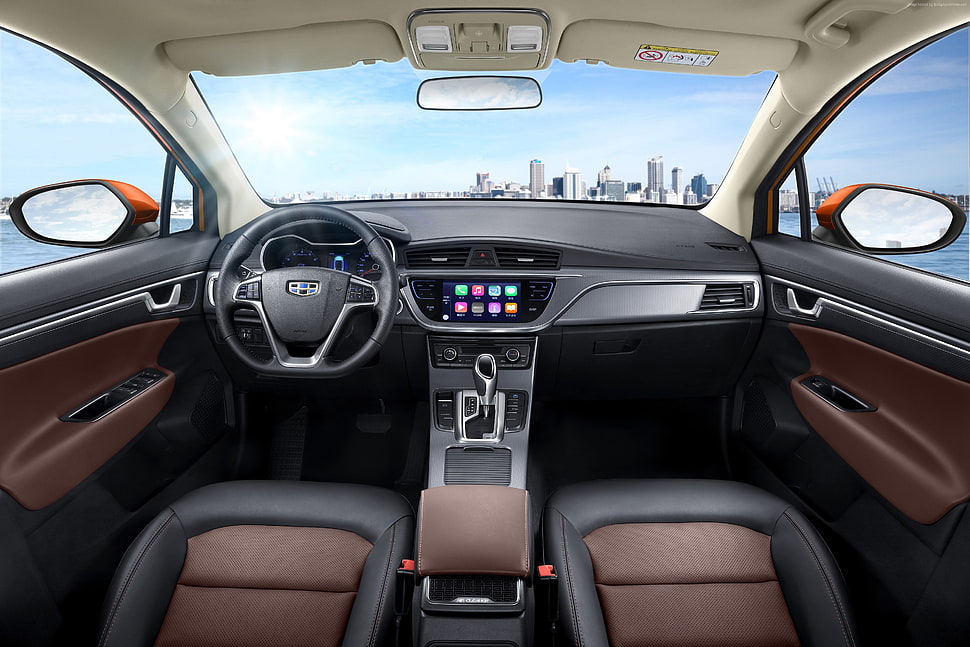 Honda interior during daytime HD wallpaper