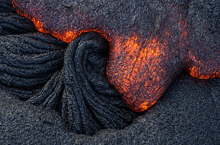 lava digital wallpaper, lava, volcano, nature HD wallpaper