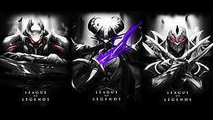 poster of three League of Legends characters HD wallpaper