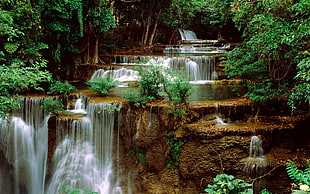 time-lapse photography of waterfalls, nature, waterfall