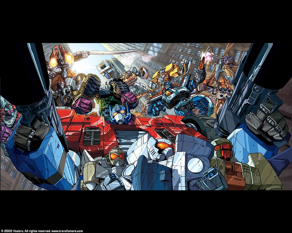 Transformers illustration, Transformers HD wallpaper