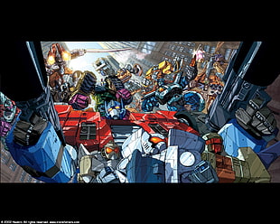 Transformers illustration, Transformers HD wallpaper