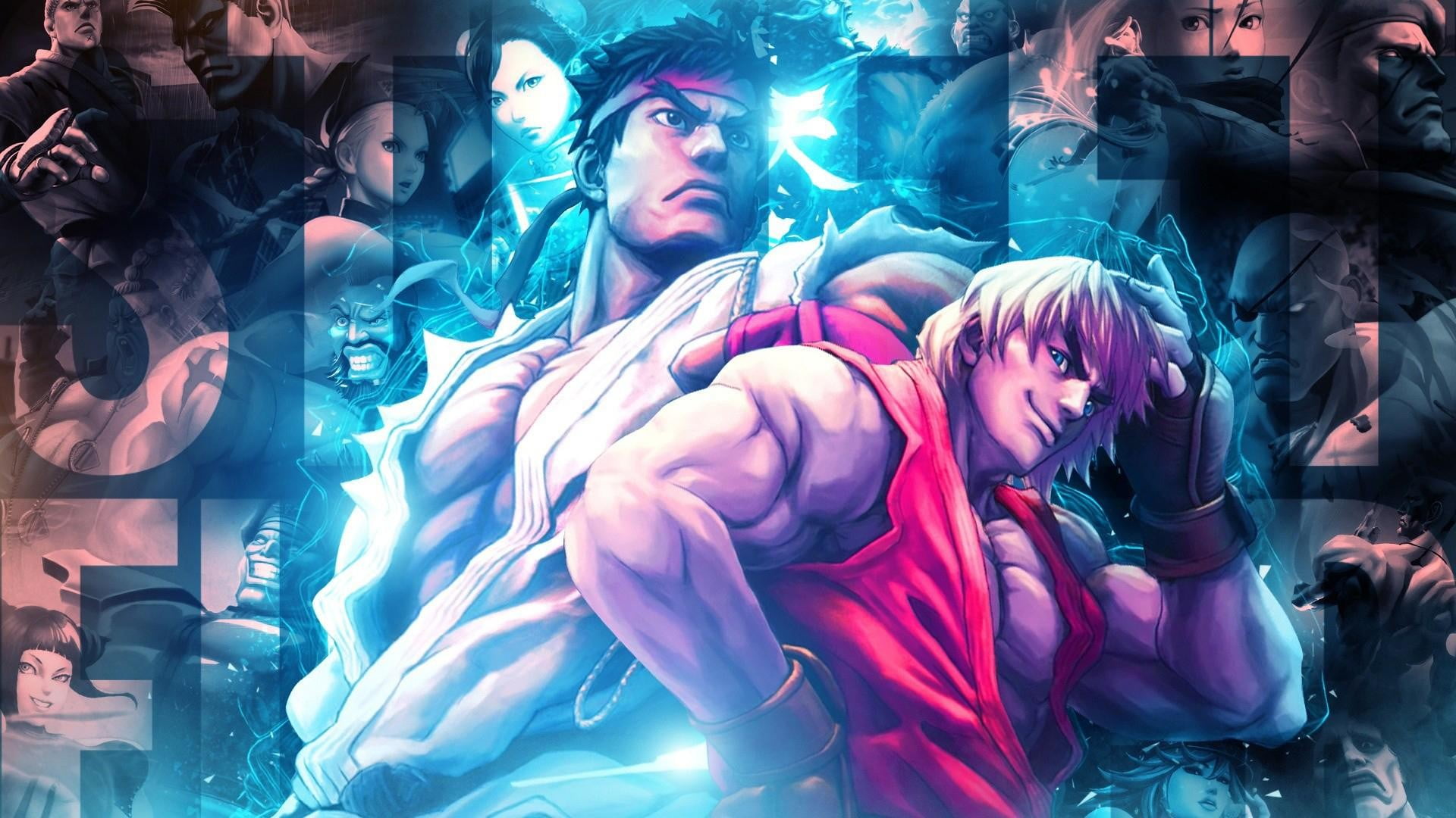 Street Fighter, Ryu (Street Fighter), Ken Masters, video games HD wallpaper  | Wallpaper Flare