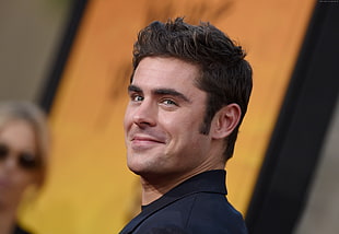 selective focus photography of Zac Efron HD wallpaper