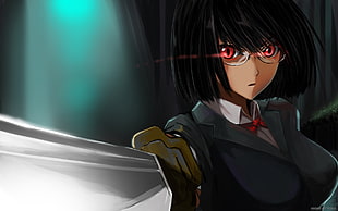 female black-haired anime character
