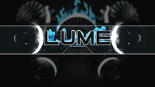 Lume logo, video games, music, Electro, typography HD wallpaper