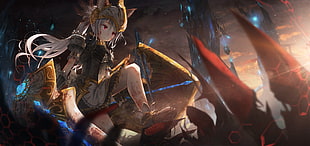 female knight with shield digital wallpaper, Tera online HD wallpaper