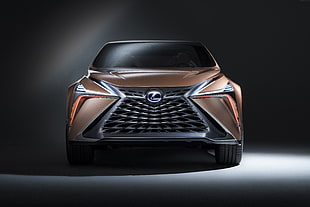 brown Lexus car, Lexus LF-1 Limitless, 8k HD wallpaper