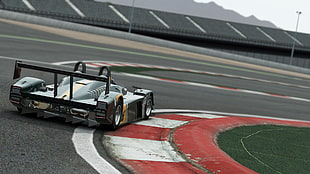 black and brown racing car, car, Project cars, PC gaming, racing HD wallpaper