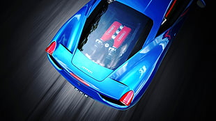 blue vehicle screengrab, Ferrari, car, engines, Ferrari 458 Italia HD wallpaper