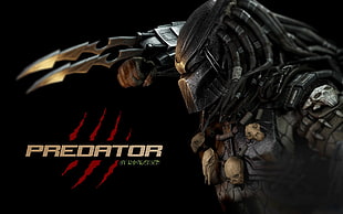 black and gray Harley-Davidson motorcycle helmet, Alien vs. Predator, gamers HD wallpaper