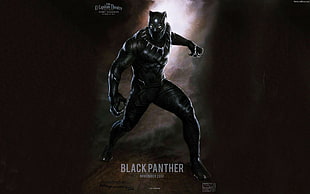 digital wallpaper of Black Panther HD wallpaper