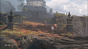 video game screenshot, Uncharted 4: A Thief's End, concept art HD wallpaper
