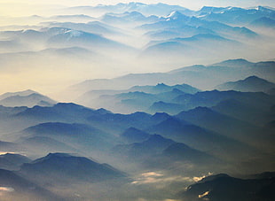 aerial view of mountain during daytime, alaska HD wallpaper