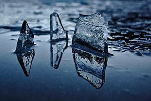 closeup photo of ice HD wallpaper