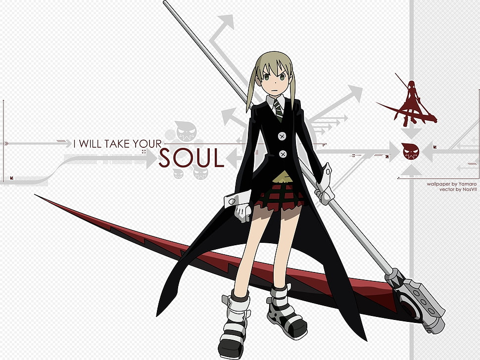 Soul Eater female character HD wallpaper