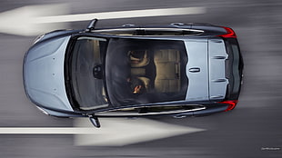 gray 5-door hatchback, car, Volvo V40 HD wallpaper