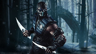 Mortal Kombat Sub Zero illustration HD wallpaper