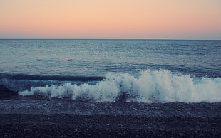 ocean water, coast, sea, horizon