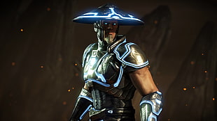 Mortal Kombat Raiden graphic wallpaper, Mortal Kombat X, video games, Raiden