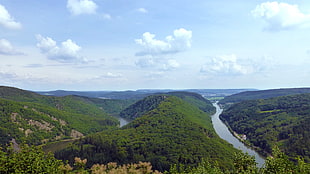 river near hill nature photography, saarloop, saar, river HD wallpaper