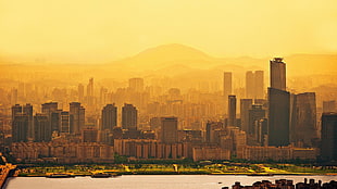 high-rise buildings, city, Seoul, South Korea